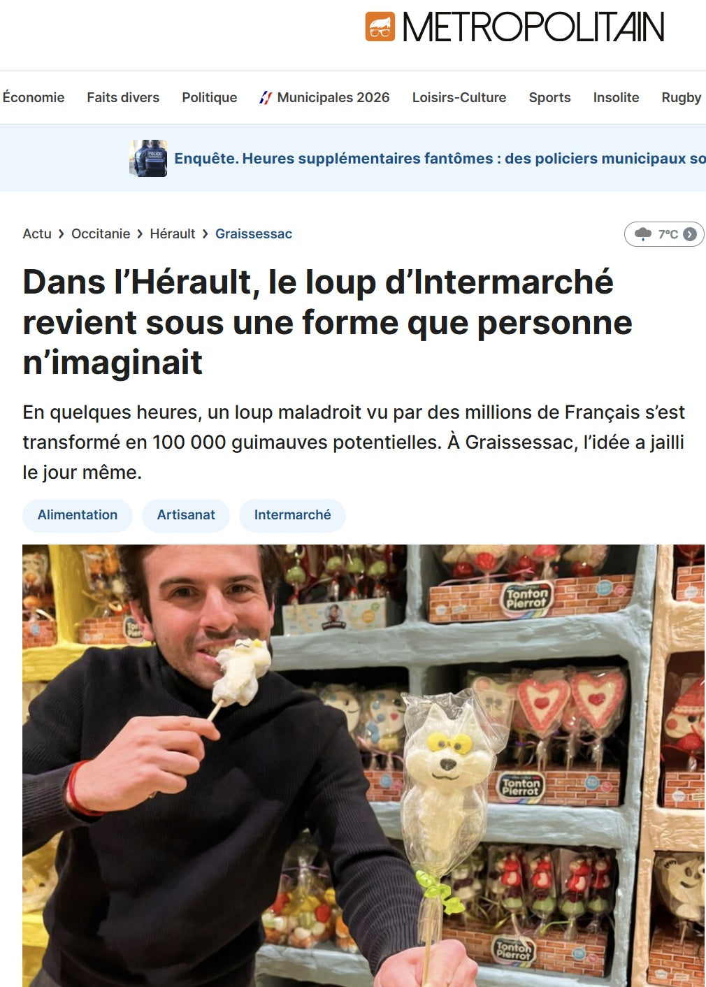 Tonton Pierrot réinvente le loup d'Intermarché !