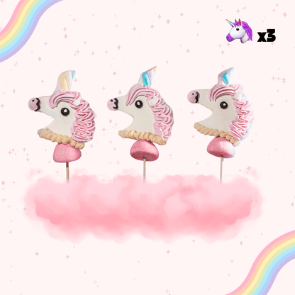 SET OF 3 "UNICORN" SKEWERS 🦄