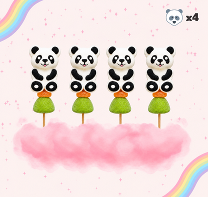 Pack 4 Brochettes Pandas 🐼