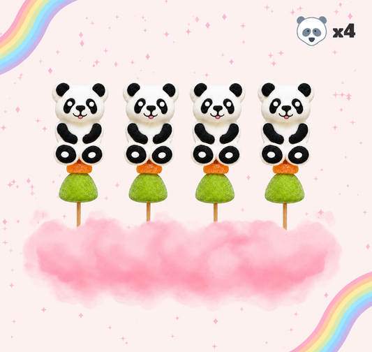 Pack 4 Brochettes Pandas 🐼