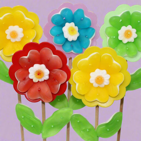 LOT DE 4 MINI FLEURS